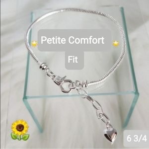 Silver Charm Bracelet Starter Bracelet Only No Charms